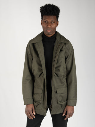 Giacca Nesta Falck Hopsack - Verde Militare