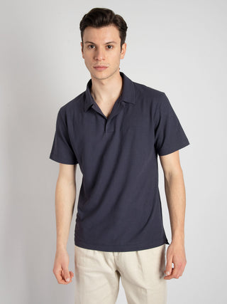 Polo Crap Cotone - Blu