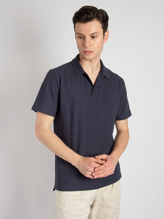 Polo Crap Cotone - Blu