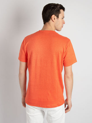 T-Shirt Lino - Arancione