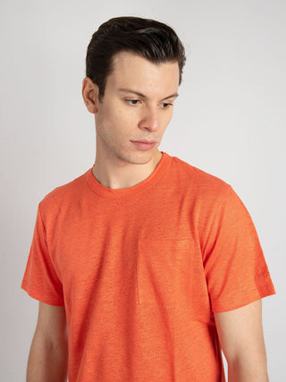 T-Shirt Lino - Arancione