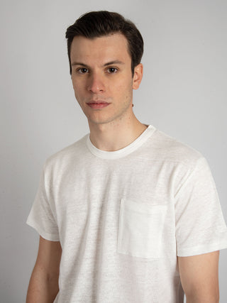 T-Shirt Lino - Bianco