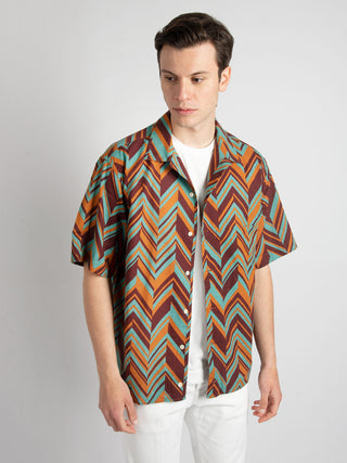 Camicia 'Geometric' - Multicolor