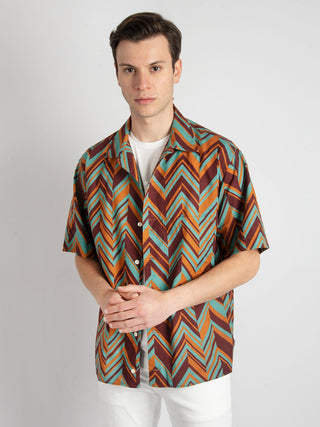 Camicia 'Geometric' - Multicolor