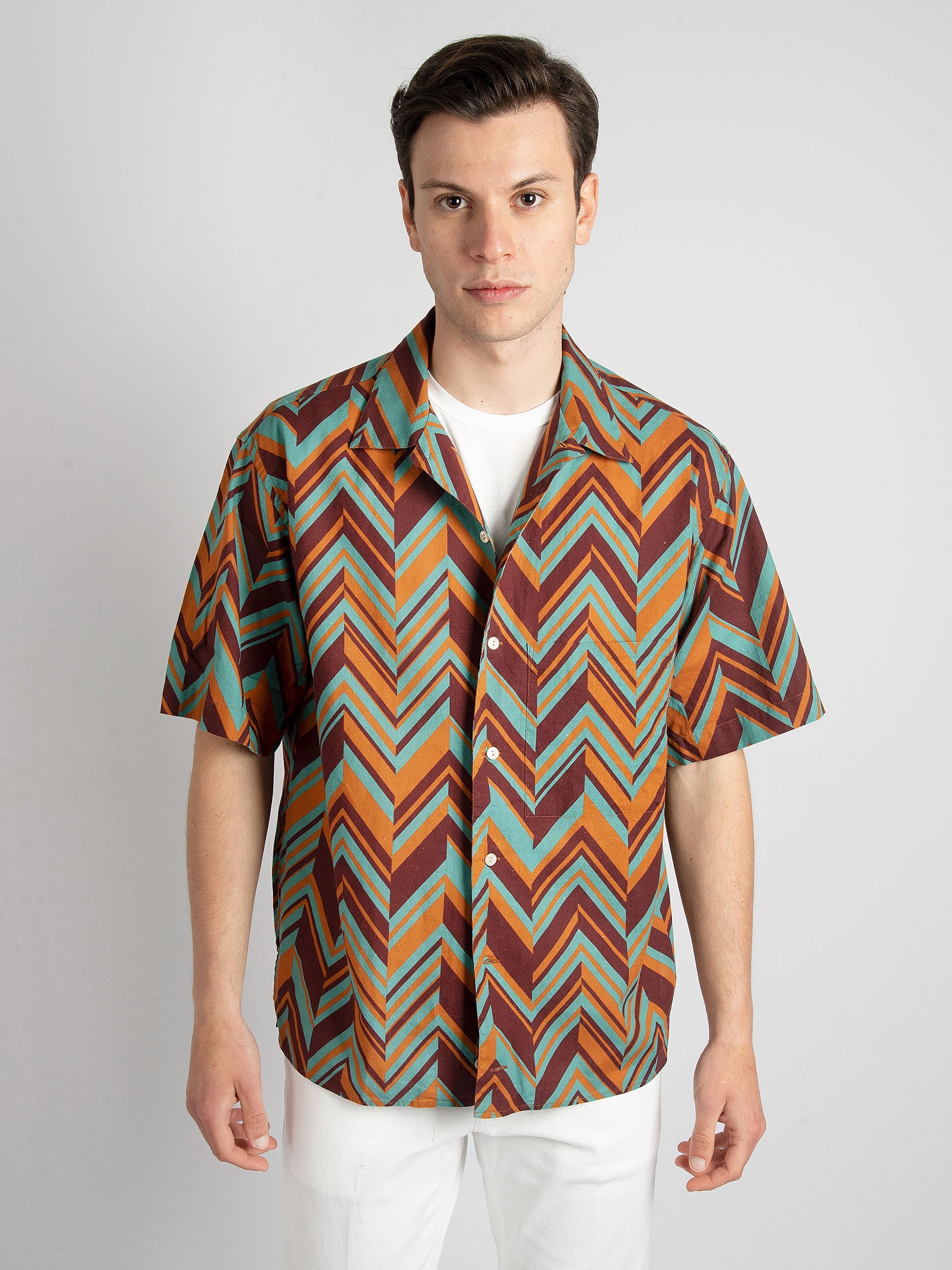 Camicia 'Geometric' - Multicolor