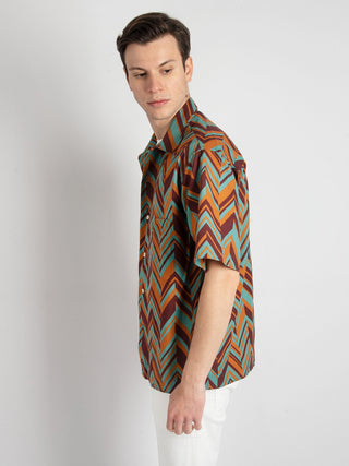 Camicia 'Geometric' - Multicolor