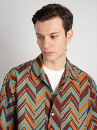 Camicia 'Geometric' - Multicolor