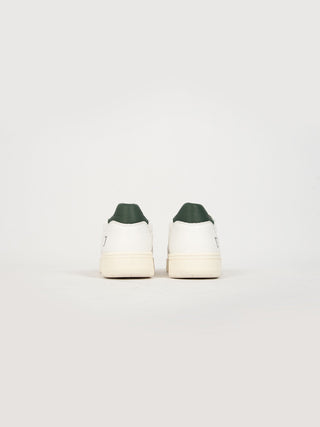 Sneakers' Court Mono White-Green' - Bianco/Verde