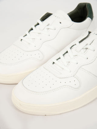 Sneakers' Court Mono White-Green' - Bianco/Verde