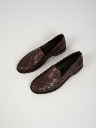 Slip-on Intrecciata - Moro