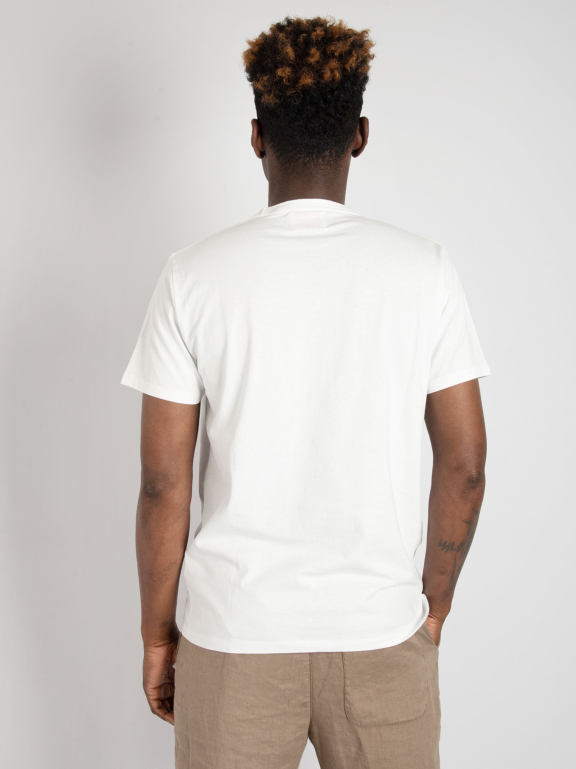 T-shirt 'Garment Dyed' - Bianco