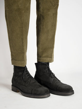 Pantalone Velluto Pences - Verde Militare