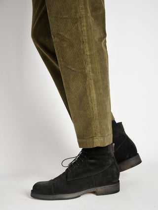 Pantalone Velluto Pences - Verde Militare