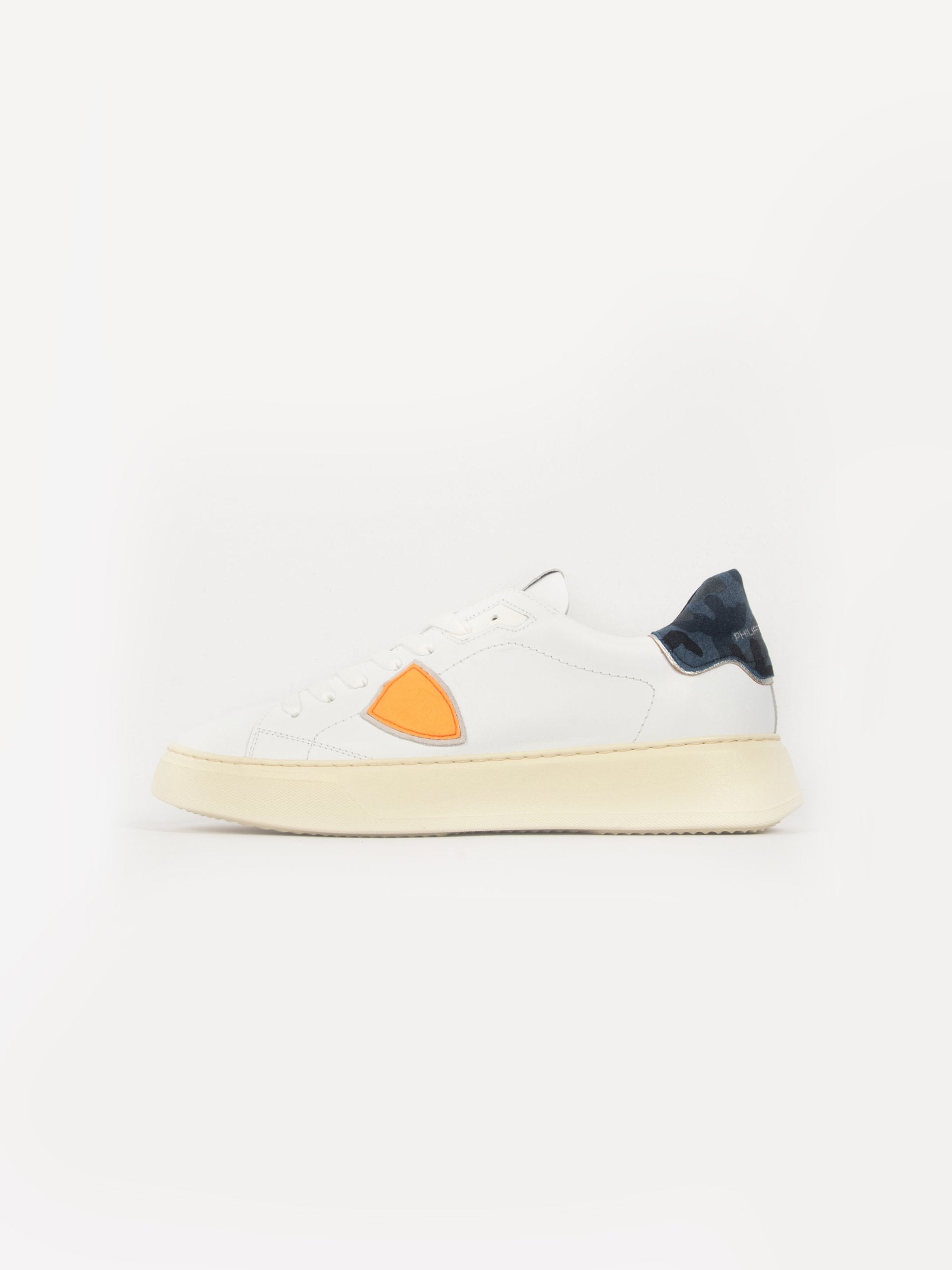 Sneakers 'Temple Veau' Camouflage - Bianco/Blu