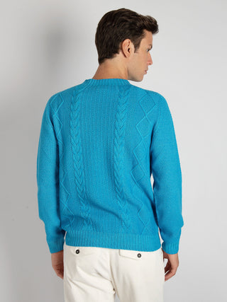 Maglia Fisherman - Turchese