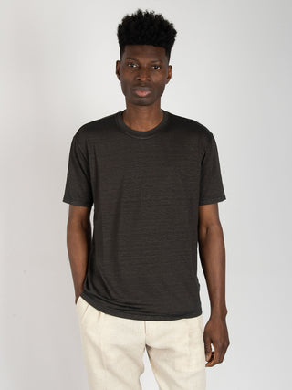 Maglia Lino Stretch - Antracite