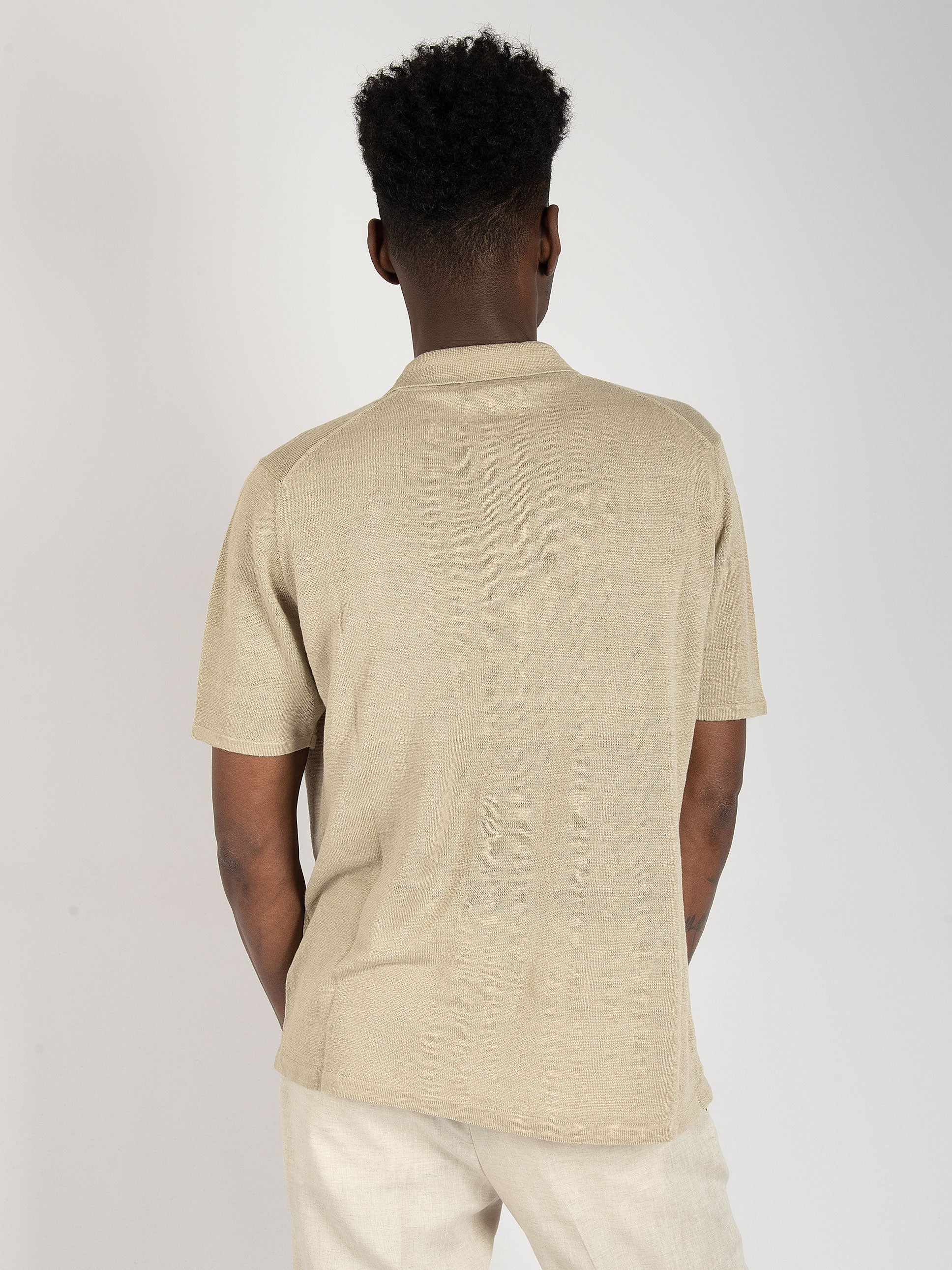 Polo Lino - Sabbia