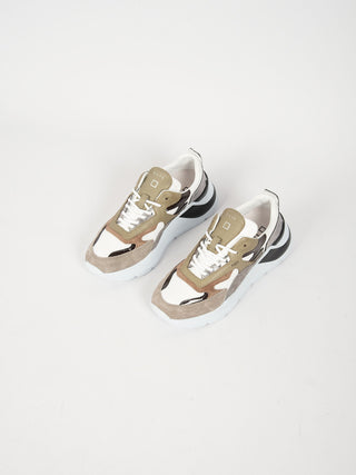 Sneakers' Fuga Dragon' Donna - Bianco/Beige