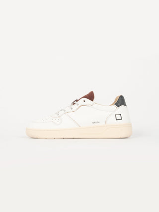 Sneakers 'Court Leather ' - Bianco/Bordo'