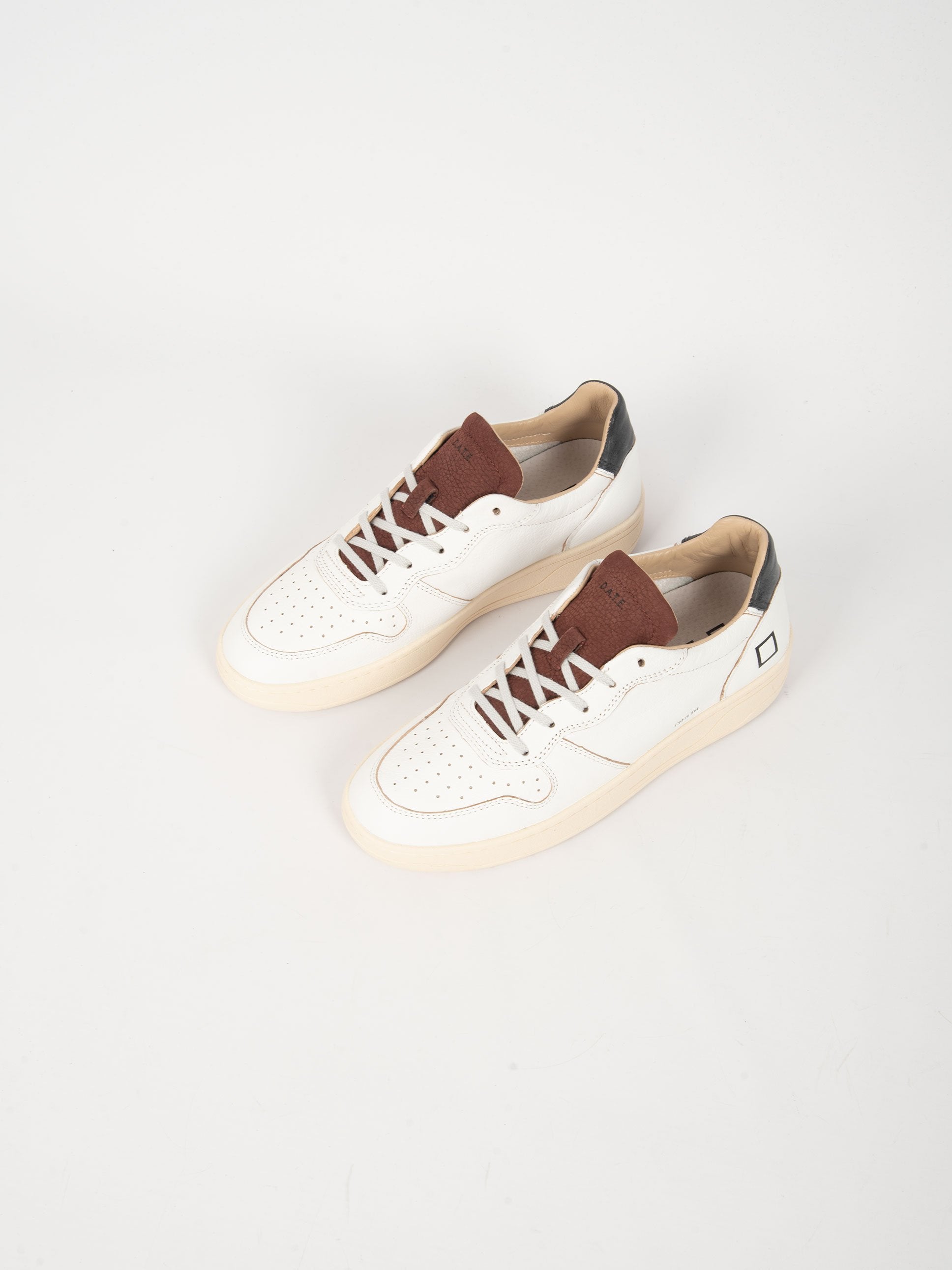 Sneakers 'Court Leather ' - Bianco/Bordo'