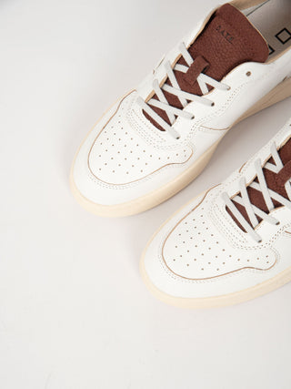 Sneakers 'Court Leather ' - Bianco/Bordo'