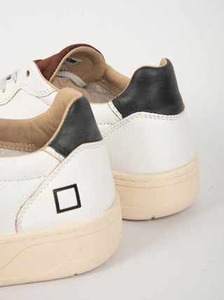 Sneakers 'Court Leather ' - Bianco/Bordo'