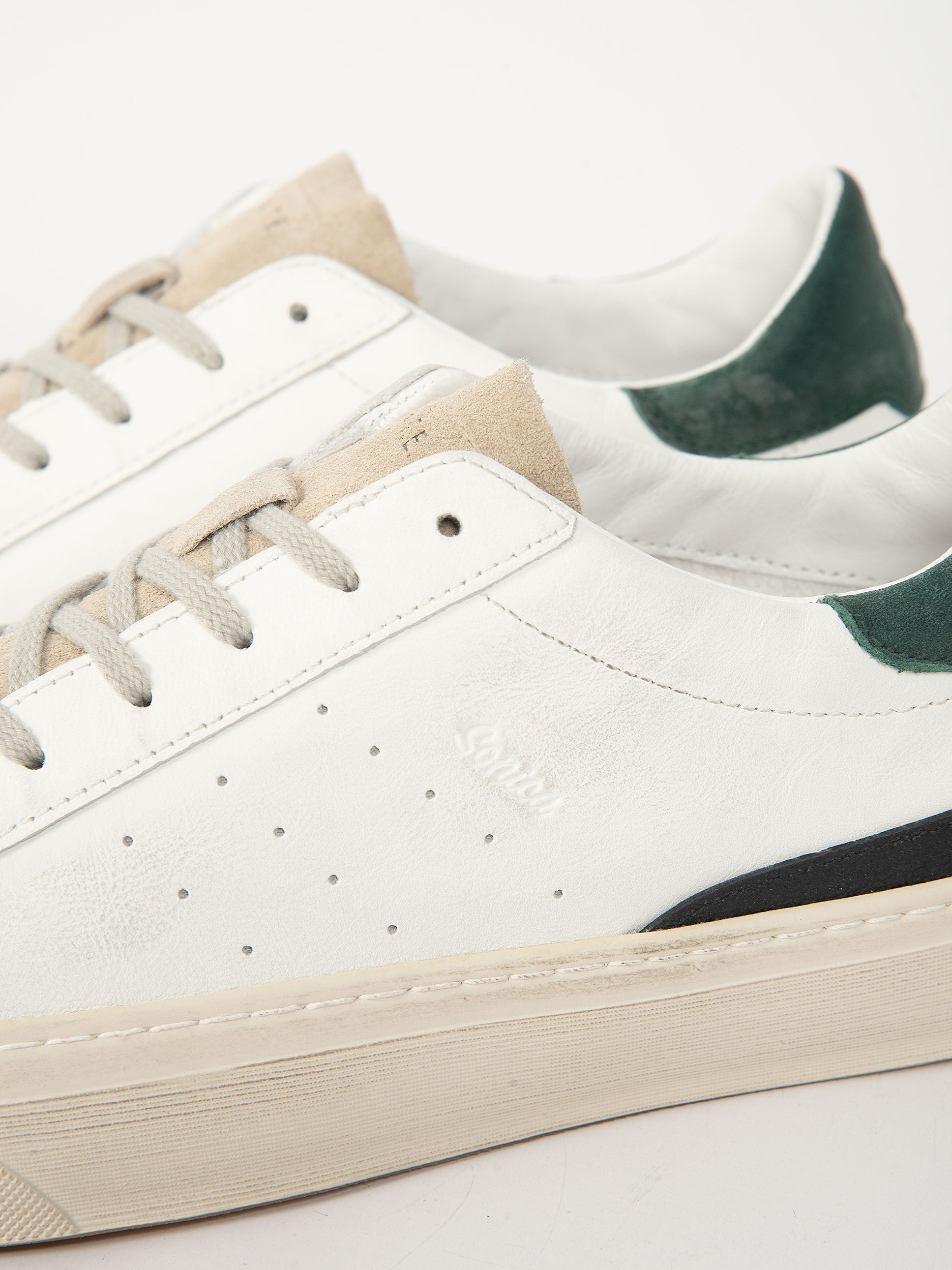 Sneakers 'Sonica Vintage Calf' - Bianco/Verde