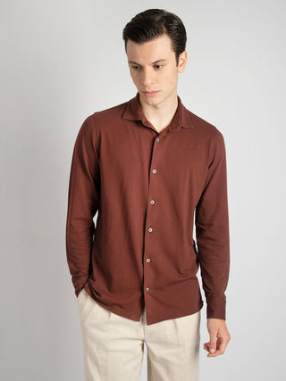 Camicia 'Amalfi' - Mattone