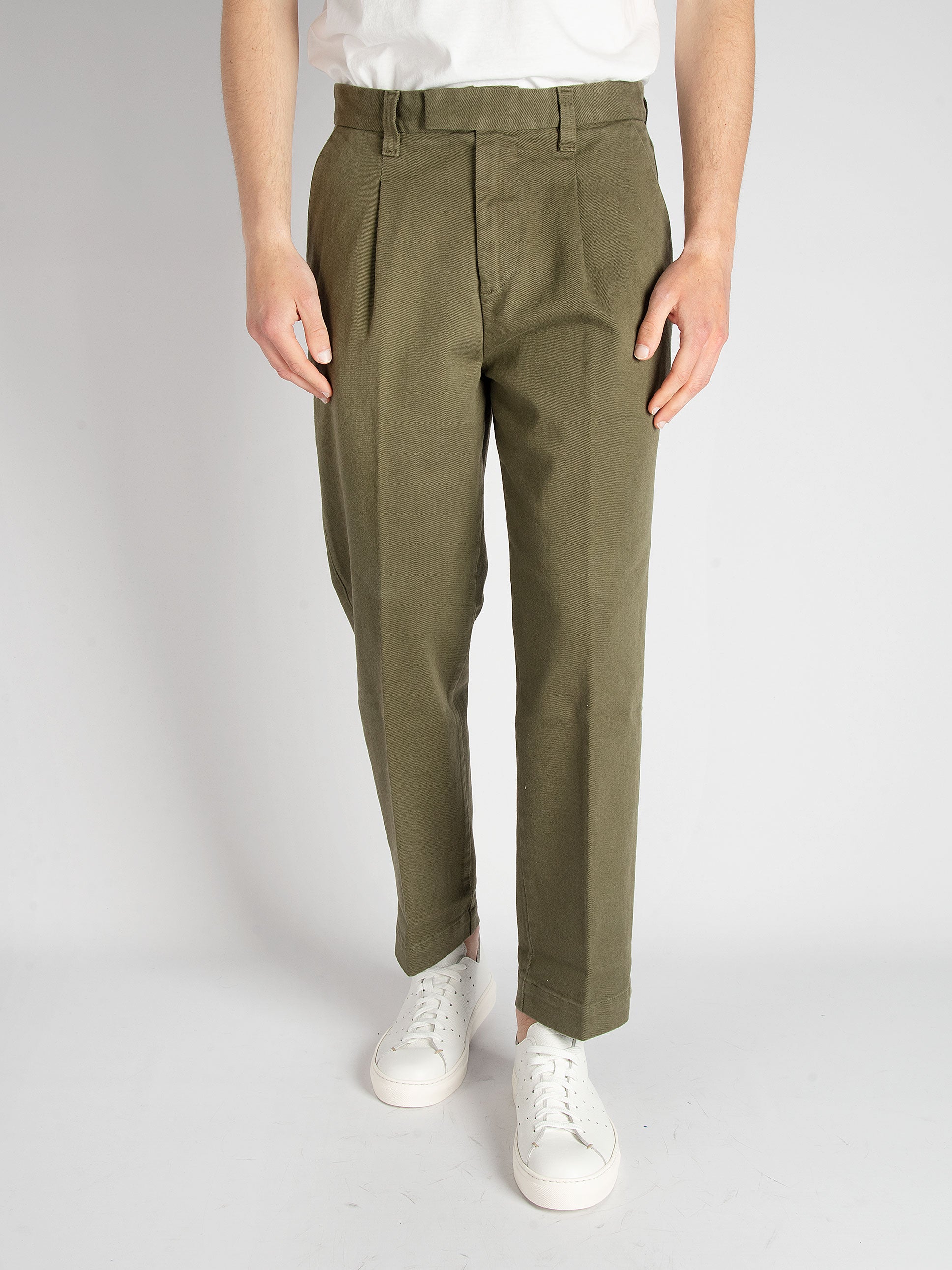 Pantalone 'S.Medina' - Verde Militare