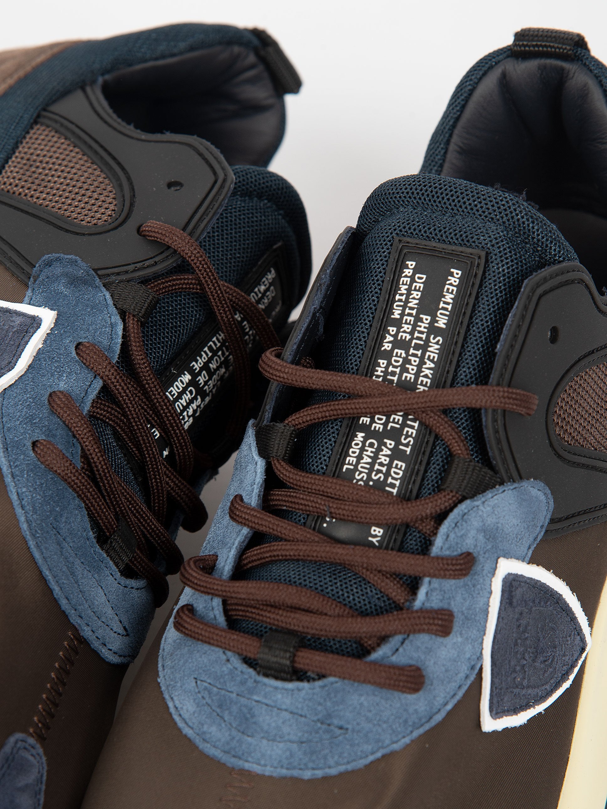 Sneakers' Royale Low' - Marrone/Blu
