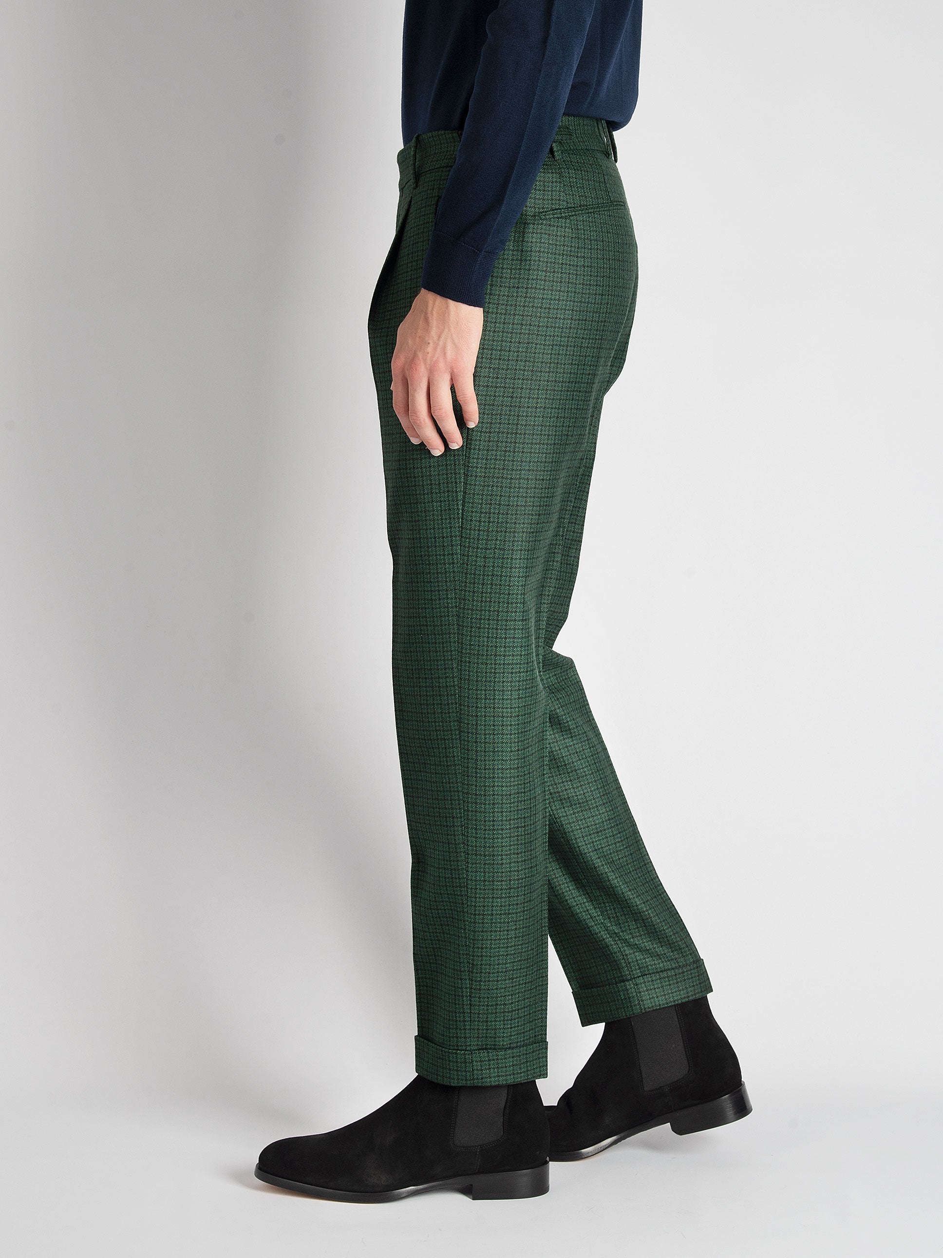 Pantalone 'Retro' Pied de Puole - Verde