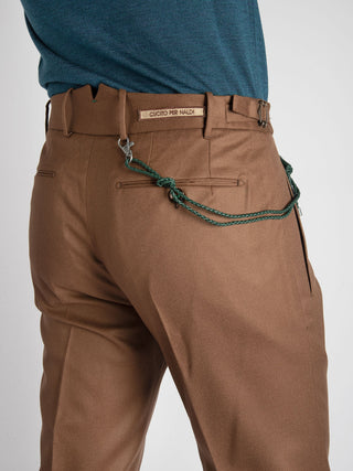 Pantalone 'Retro' Lana - Bronzo