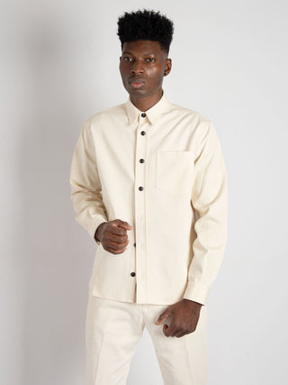 Overshirt 'Woody' - Panna