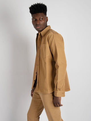 Overshirt 'Woody' - Tabacco