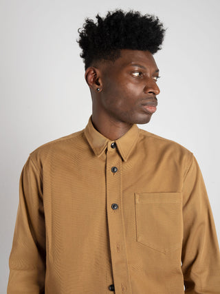 Overshirt 'Woody' - Tabacco