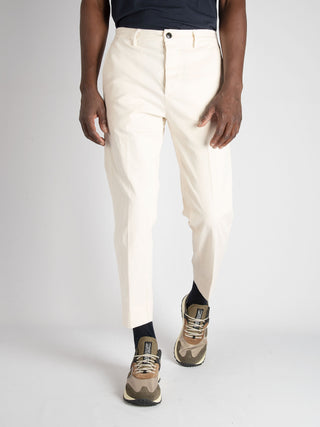 Pantalone 'Mason' - Ecru