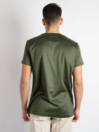 T-shirt in filo di scozia - Verde