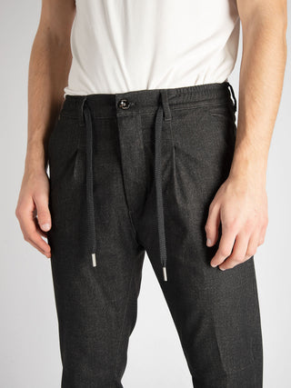 Pantalone 'S.Mitte' fustagno - Nero