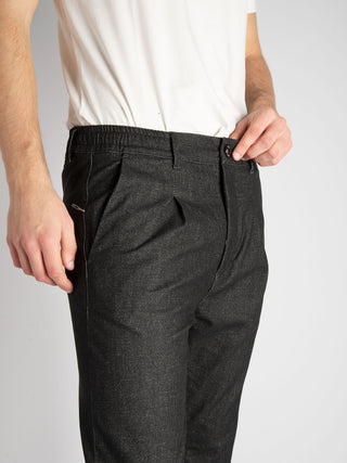 Pantalone 'S.Mitte' fustagno - Nero