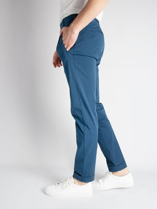 Pantalone 'Retro' Gabardina - Indaco