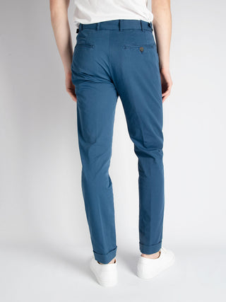 Pantalone 'Retro' Gabardina - Indaco