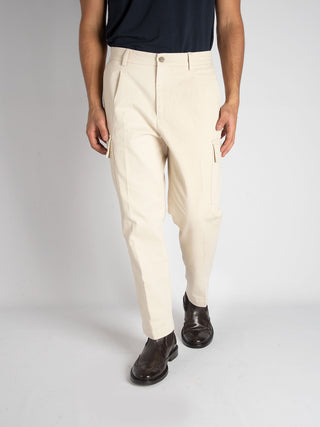 Pantalone Cargo - Ecru