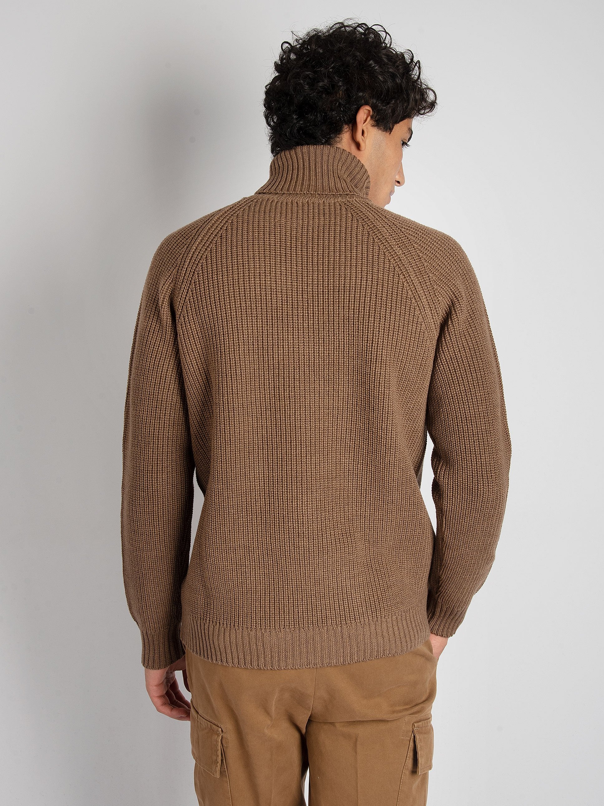 Maglia Dolcevita 'Rebel' - Tabacco