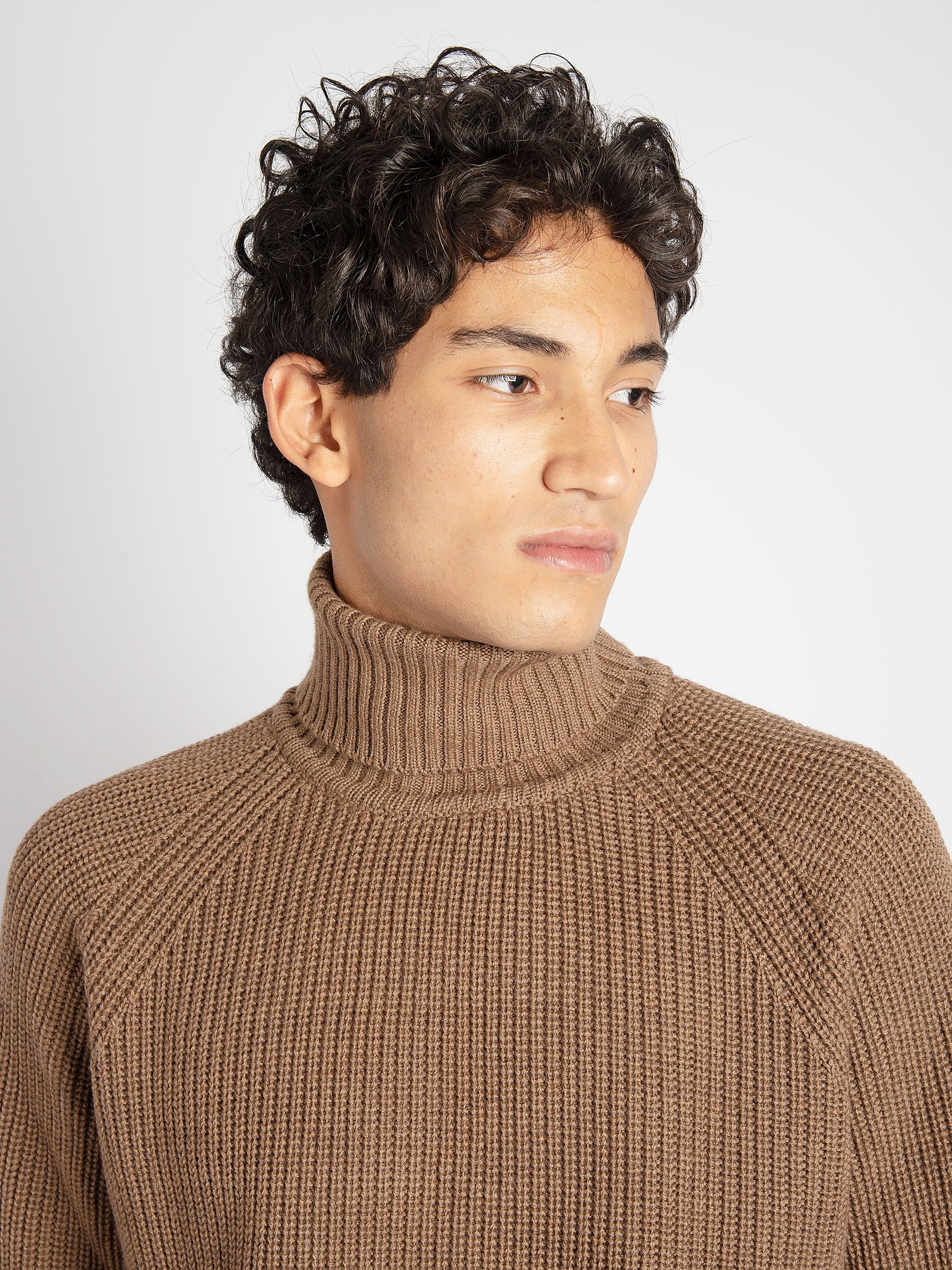 Maglia Dolcevita 'Rebel' - Tabacco