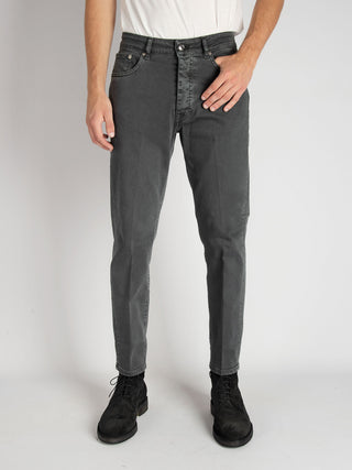 Bull Denim Mark Shorter - Grigio