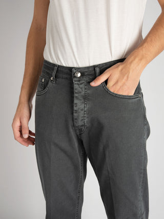 Bull Denim Mark Shorter - Grigio