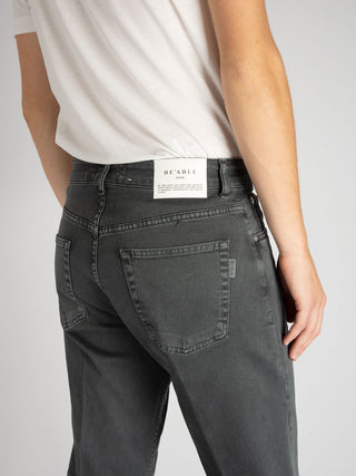 Bull Denim Mark Shorter - Grigio