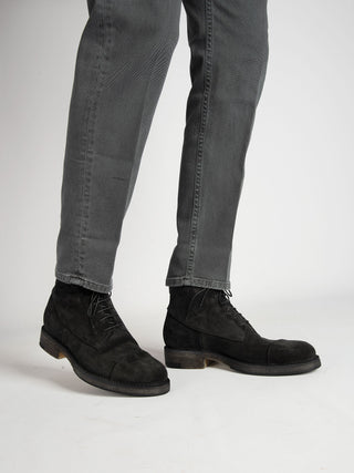 Bull Denim Mark Shorter - Grigio