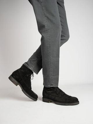 Bull Denim Mark Shorter - Grigio