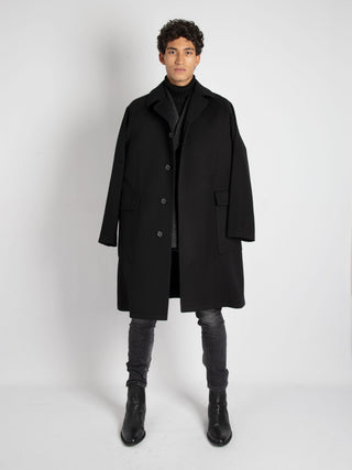 Cappotto Monopetto Loyd - Nero